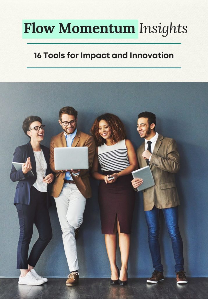 Team collaboration with technology tools for innovation.